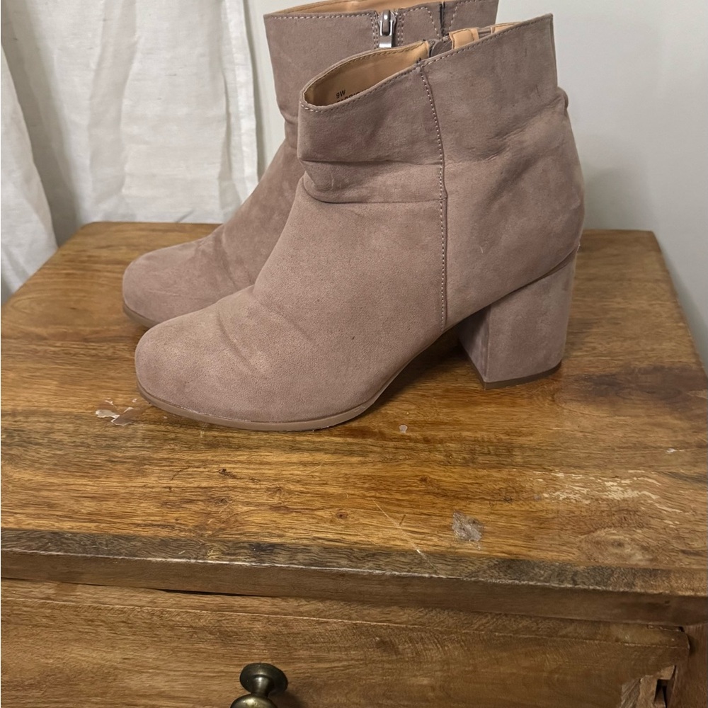 Elegant Taupe Ankle Booties Torrid